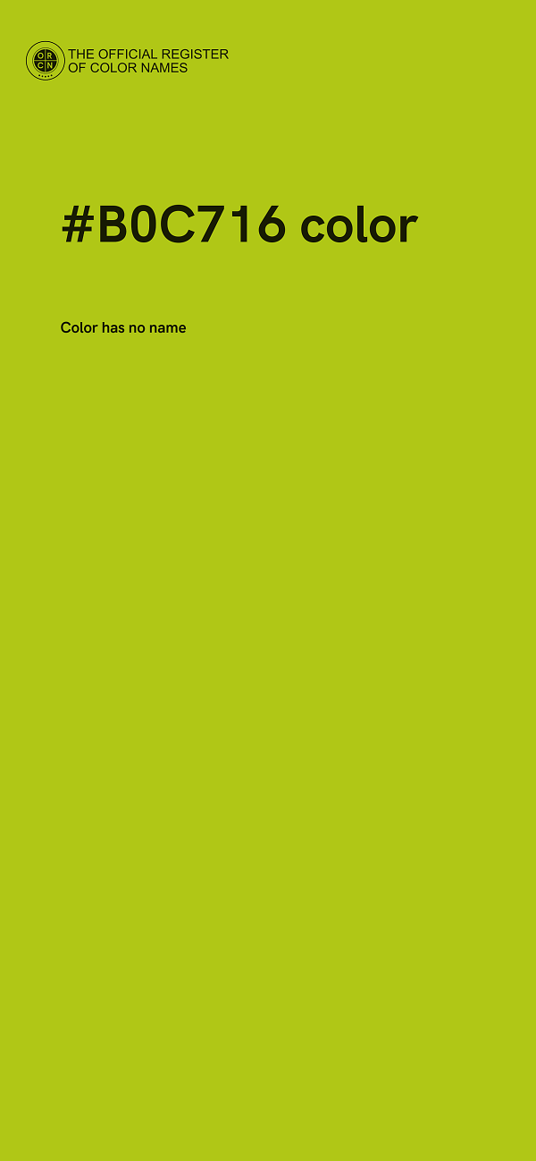 #B0C716 color image