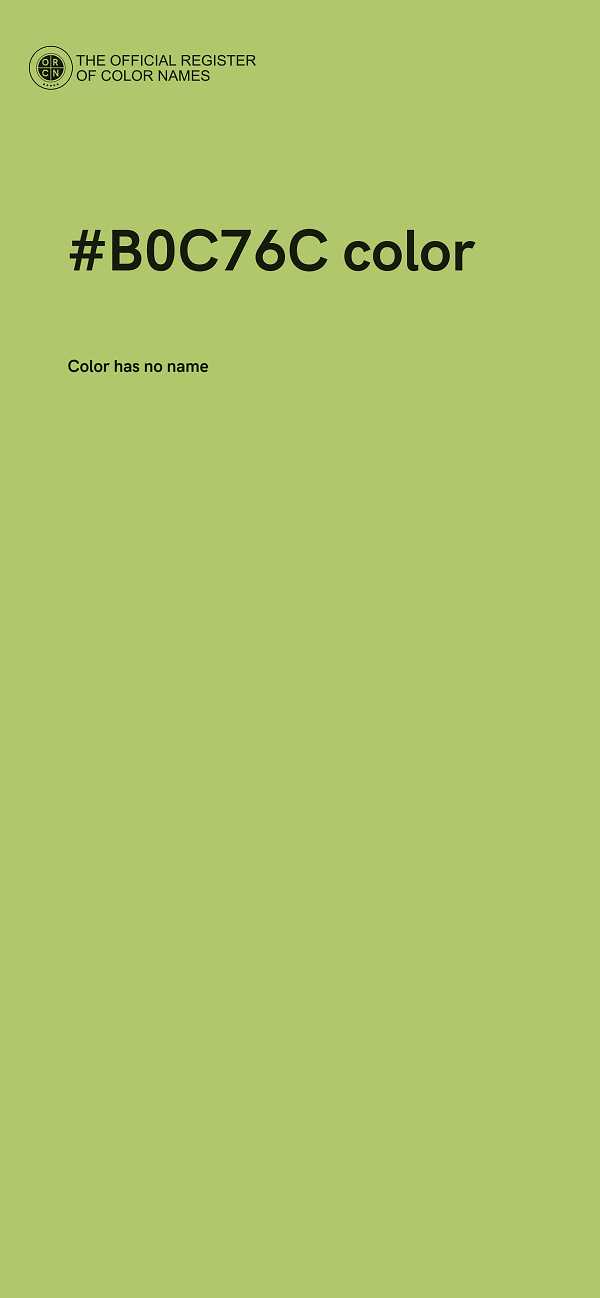 #B0C76C color image