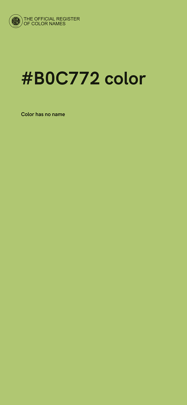 #B0C772 color image