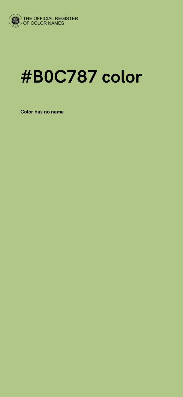 #B0C787 color image