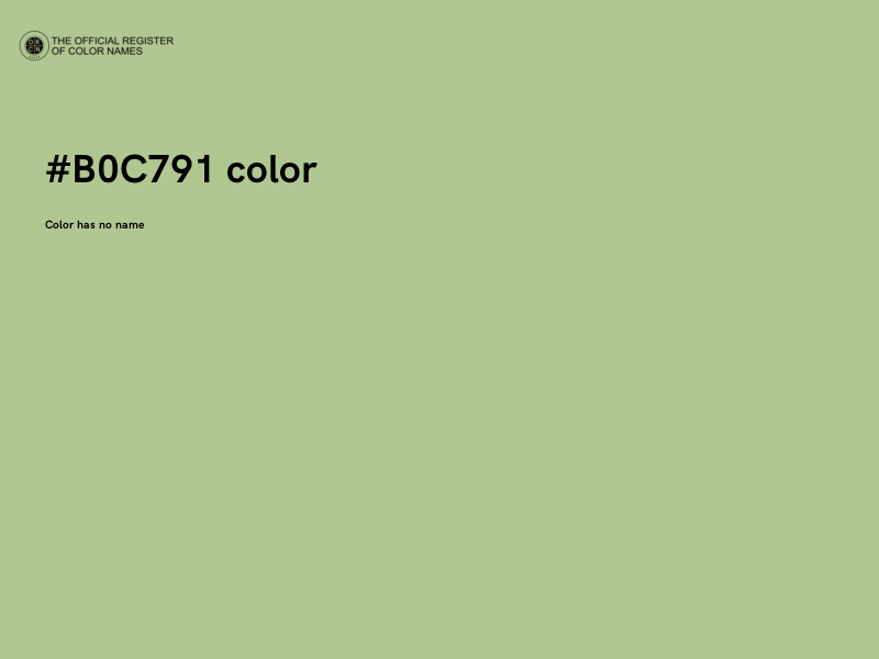 #B0C791 color image