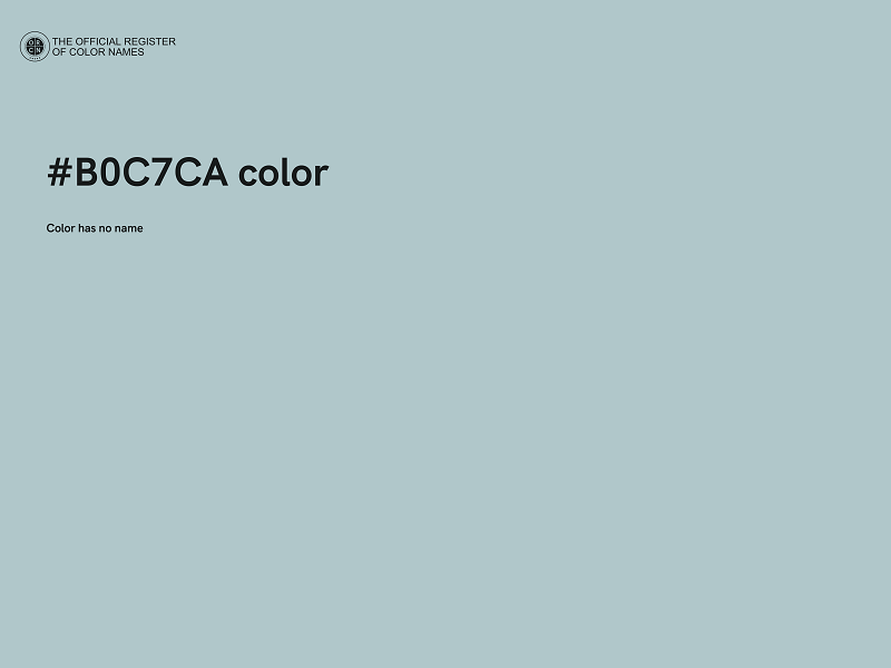 #B0C7CA color image