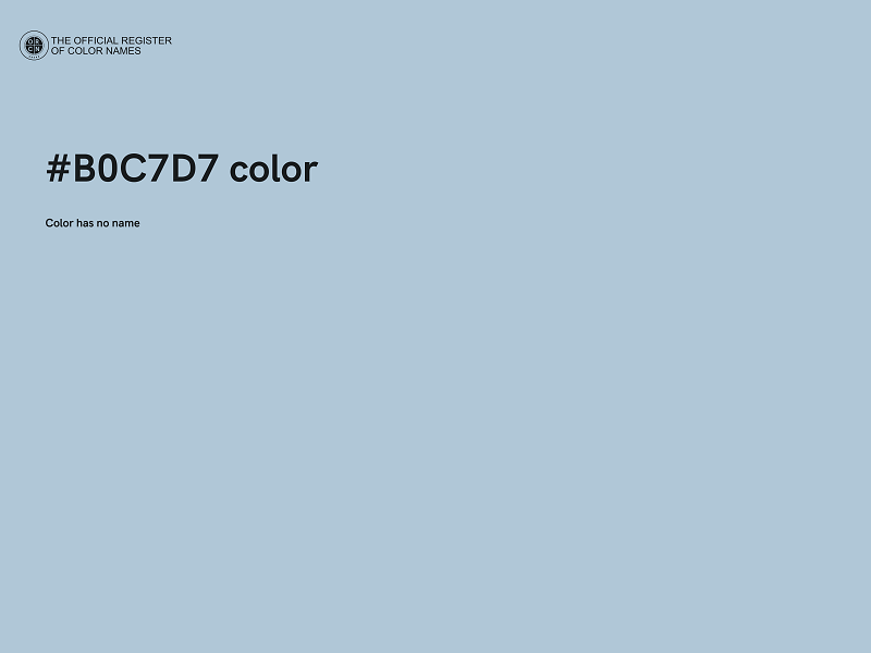 #B0C7D7 color image