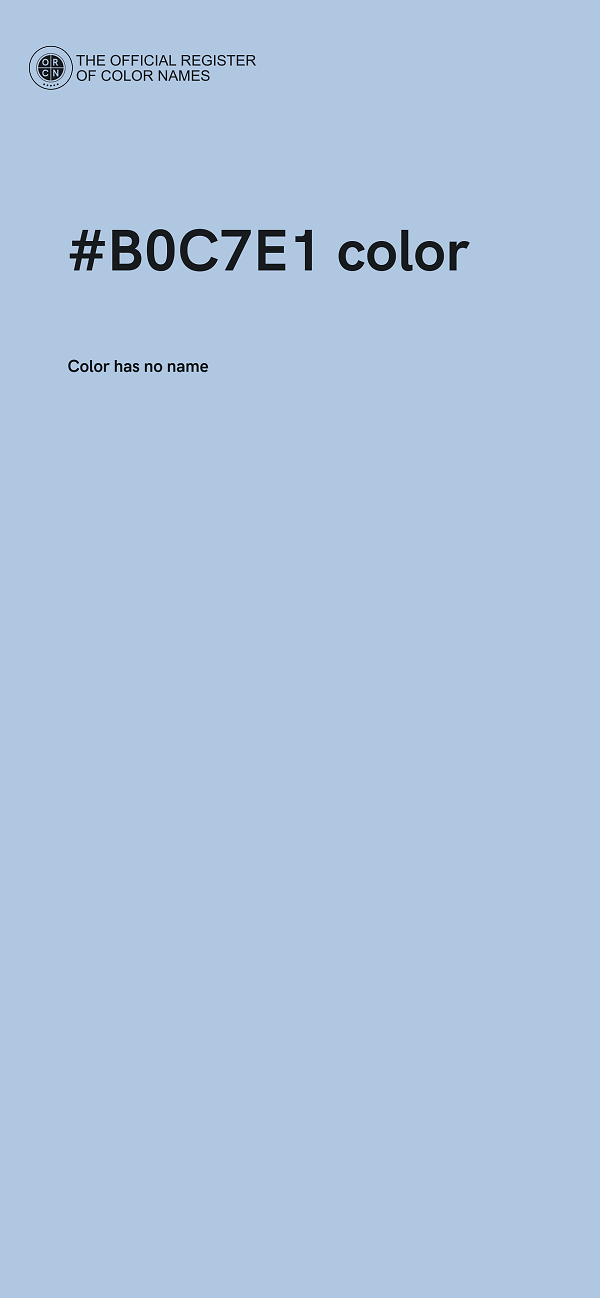 #B0C7E1 color image