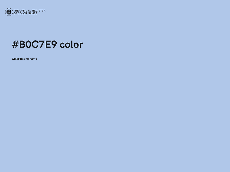 #B0C7E9 color image