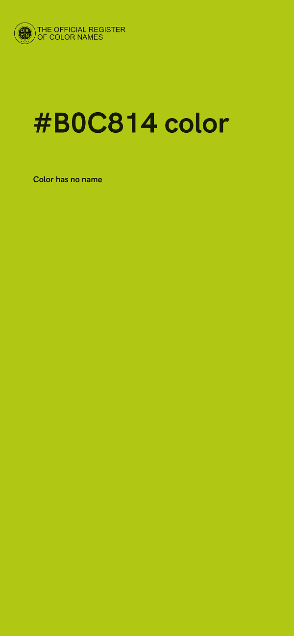 #B0C814 color image
