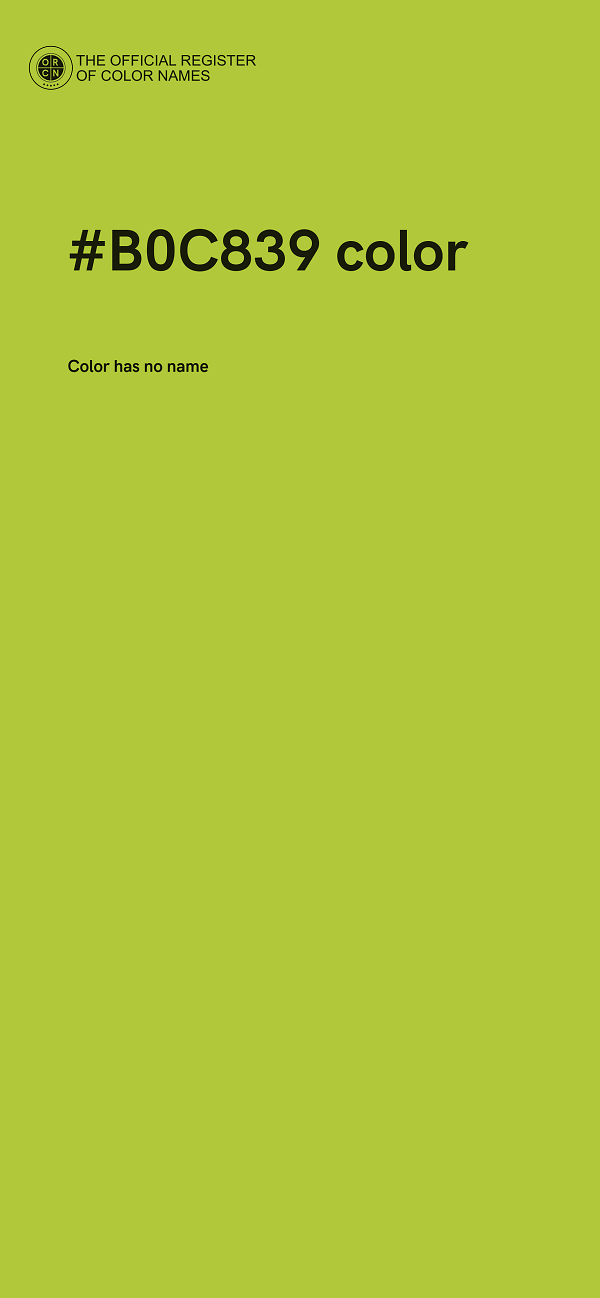 #B0C839 color image