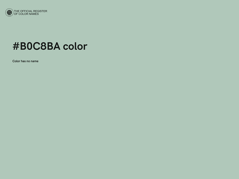 #B0C8BA color image