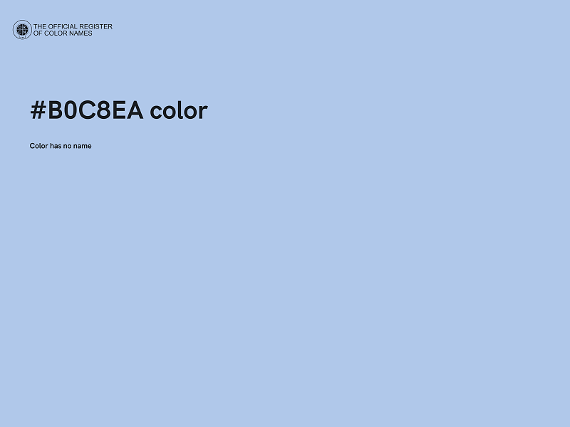 #B0C8EA color image