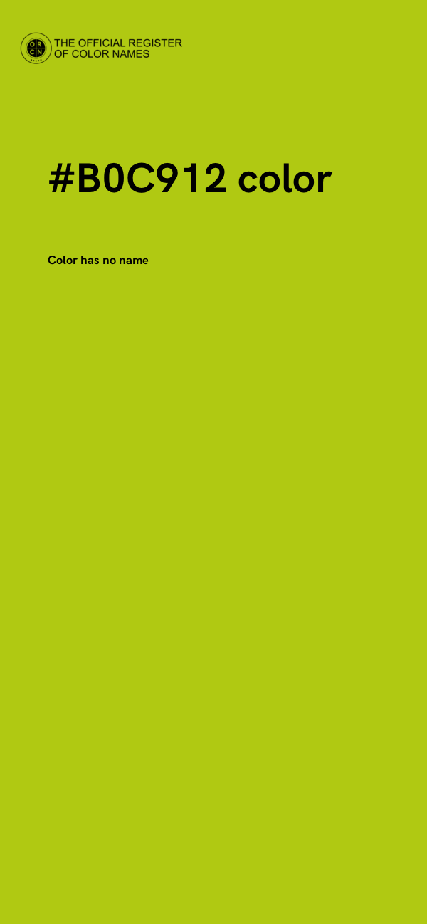 #B0C912 color image