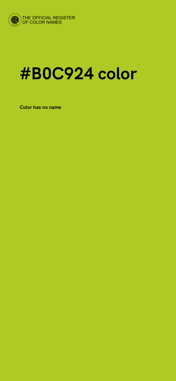 #B0C924 color image