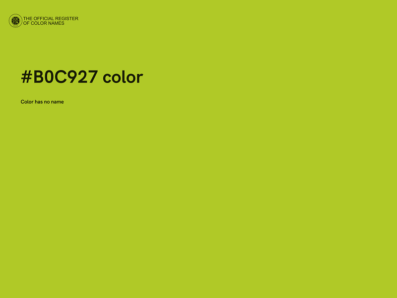 #B0C927 color image