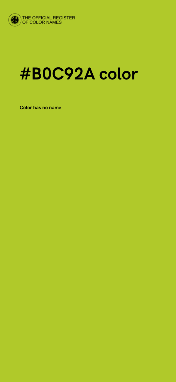 #B0C92A color image