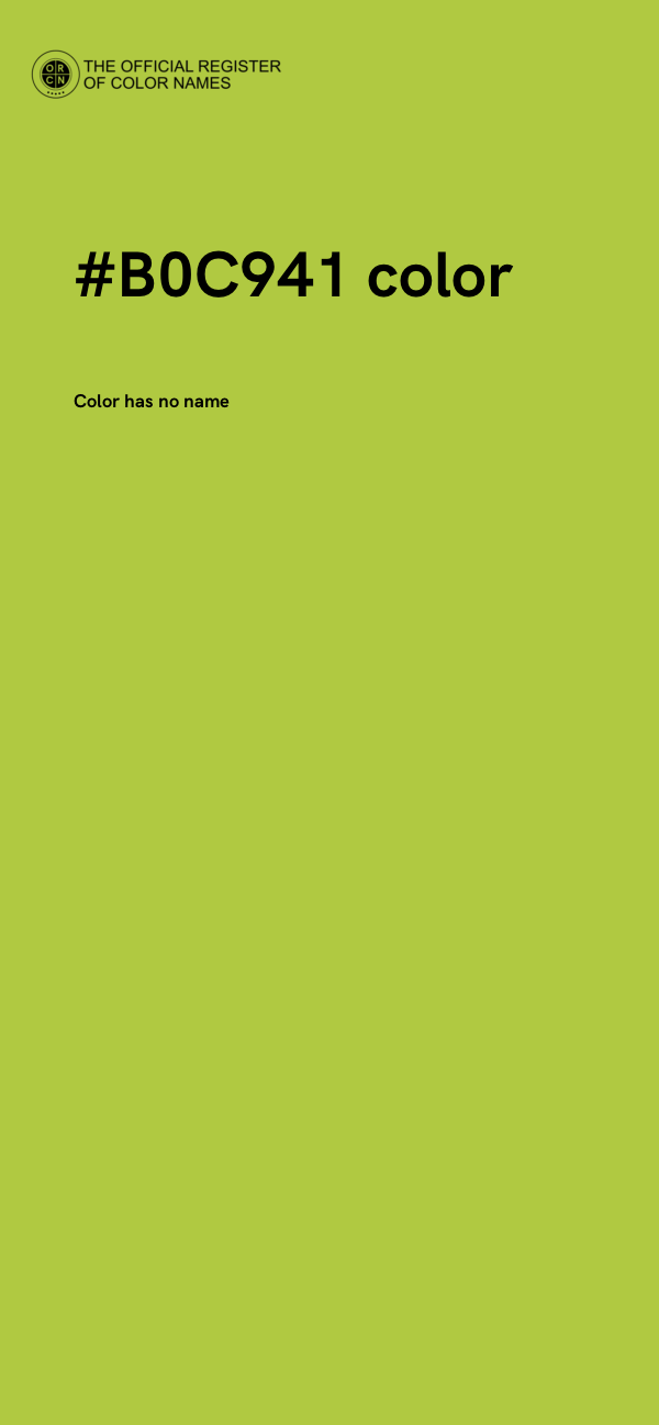 #B0C941 color image