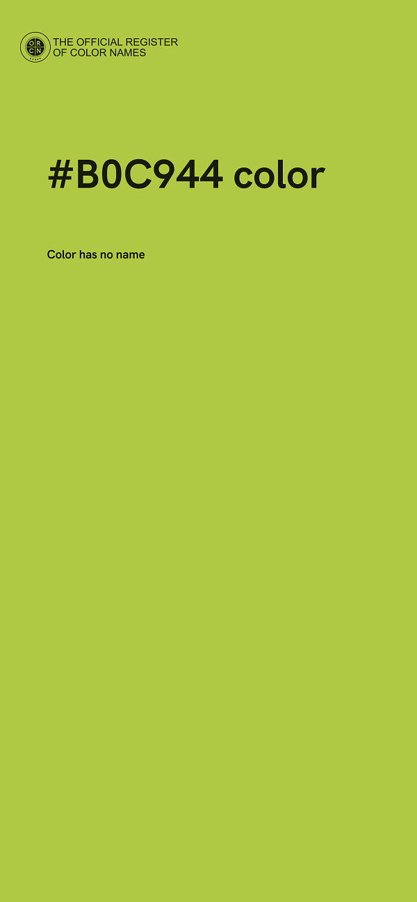 #B0C944 color image