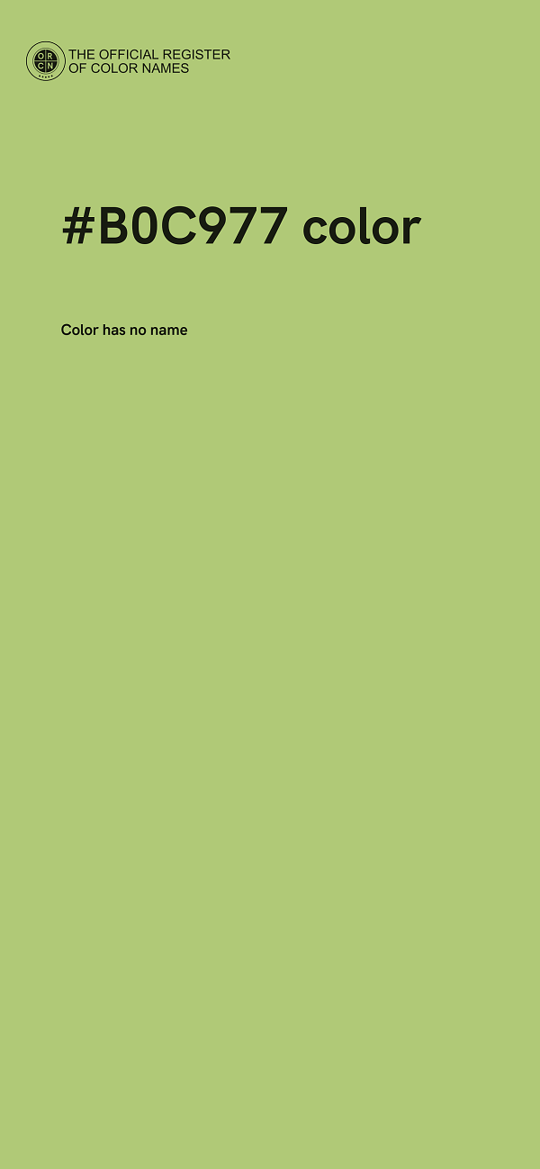 #B0C977 color image