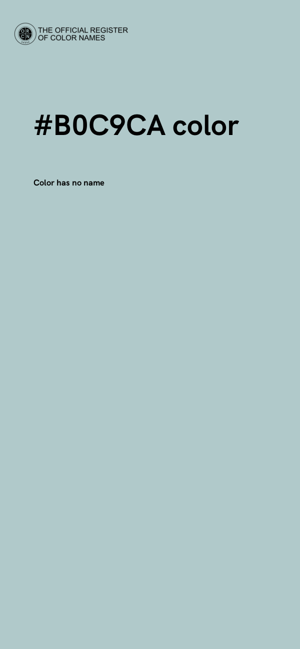 #B0C9CA color image