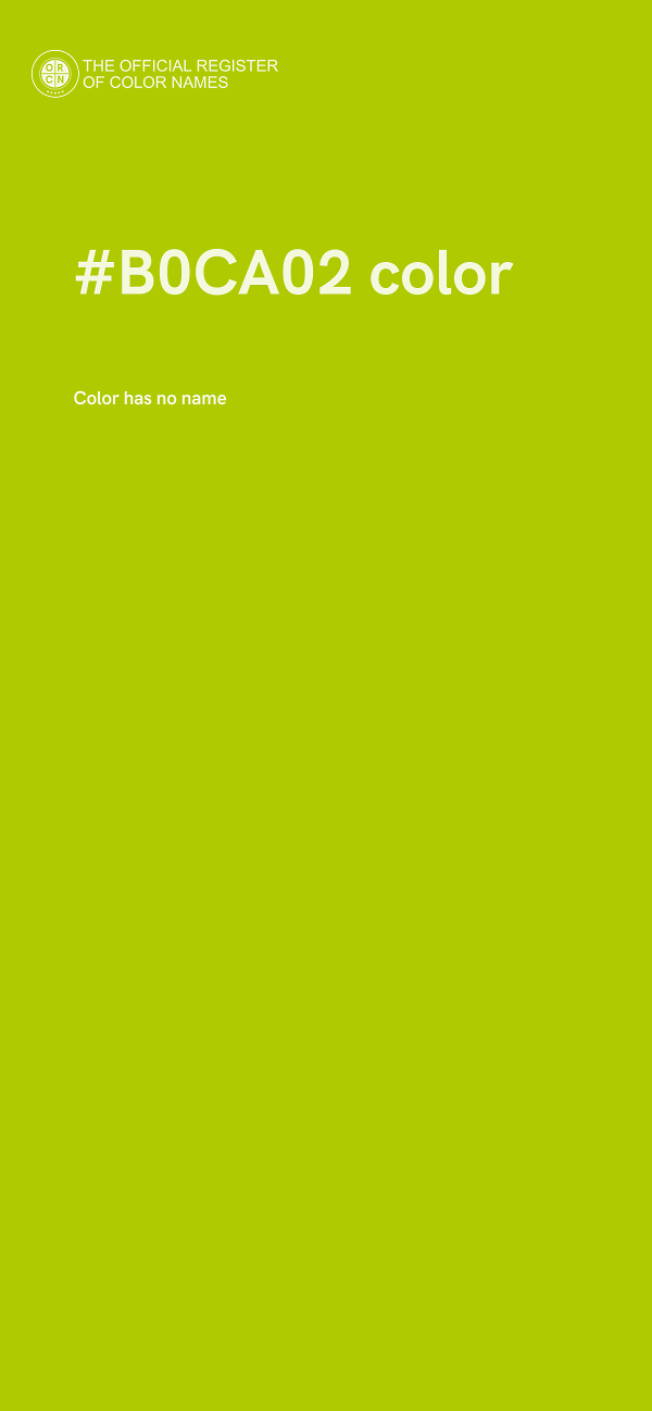 #B0CA02 color image