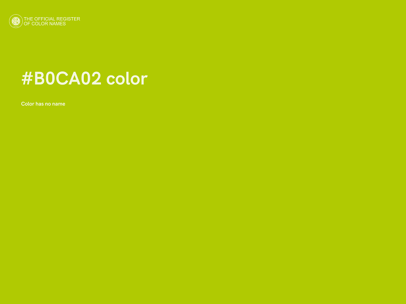 #B0CA02 color image