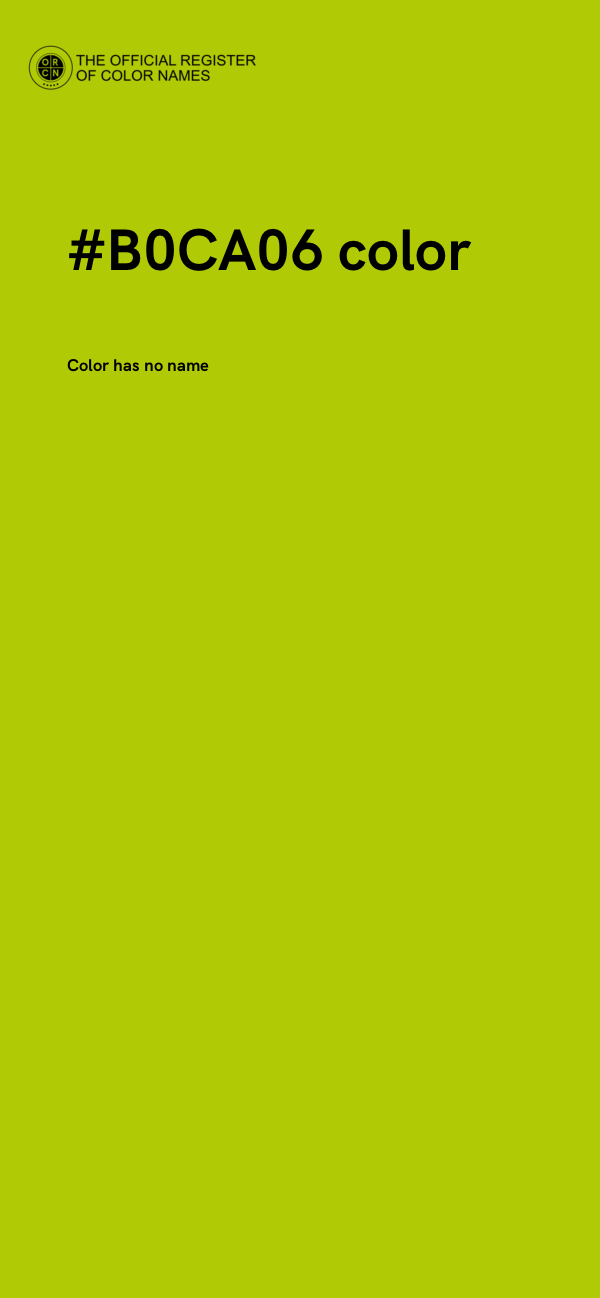 #B0CA06 color image