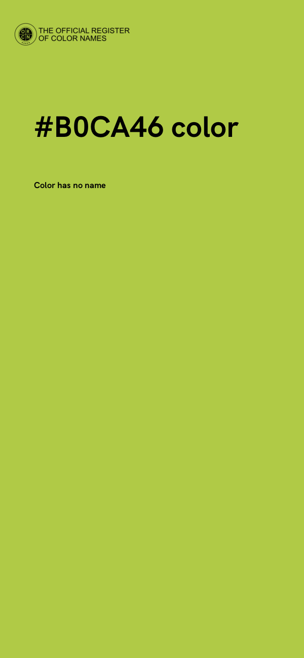 #B0CA46 color image