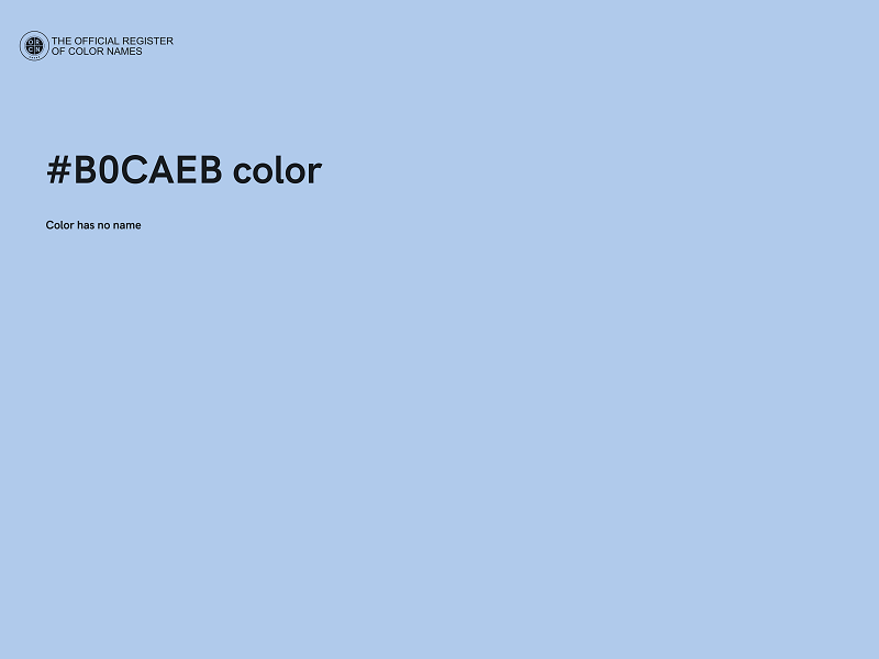 #B0CAEB color image