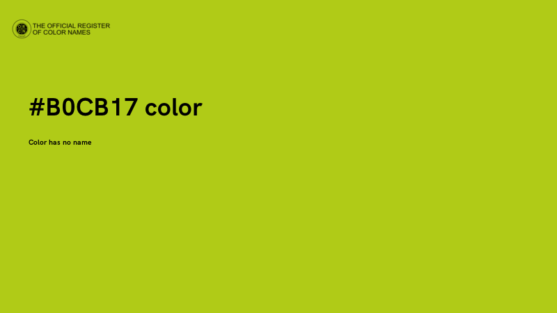 #B0CB17 color image