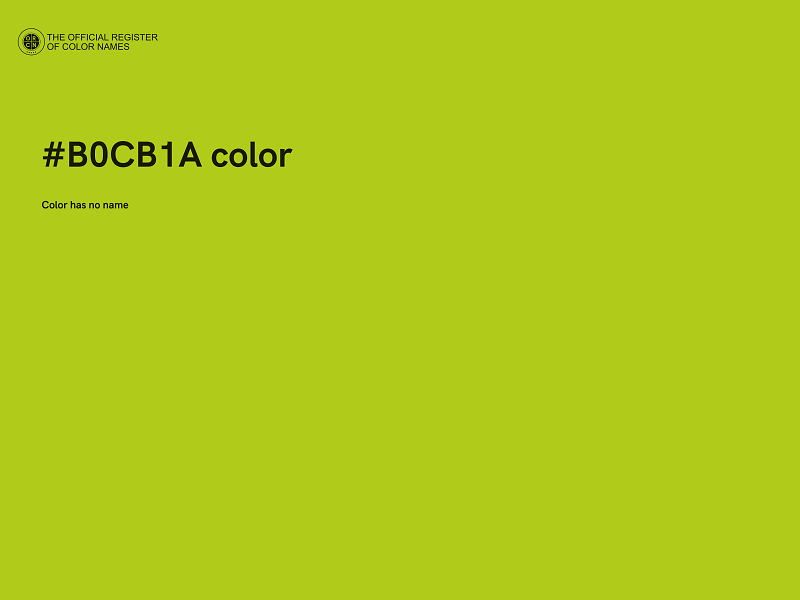 #B0CB1A color image