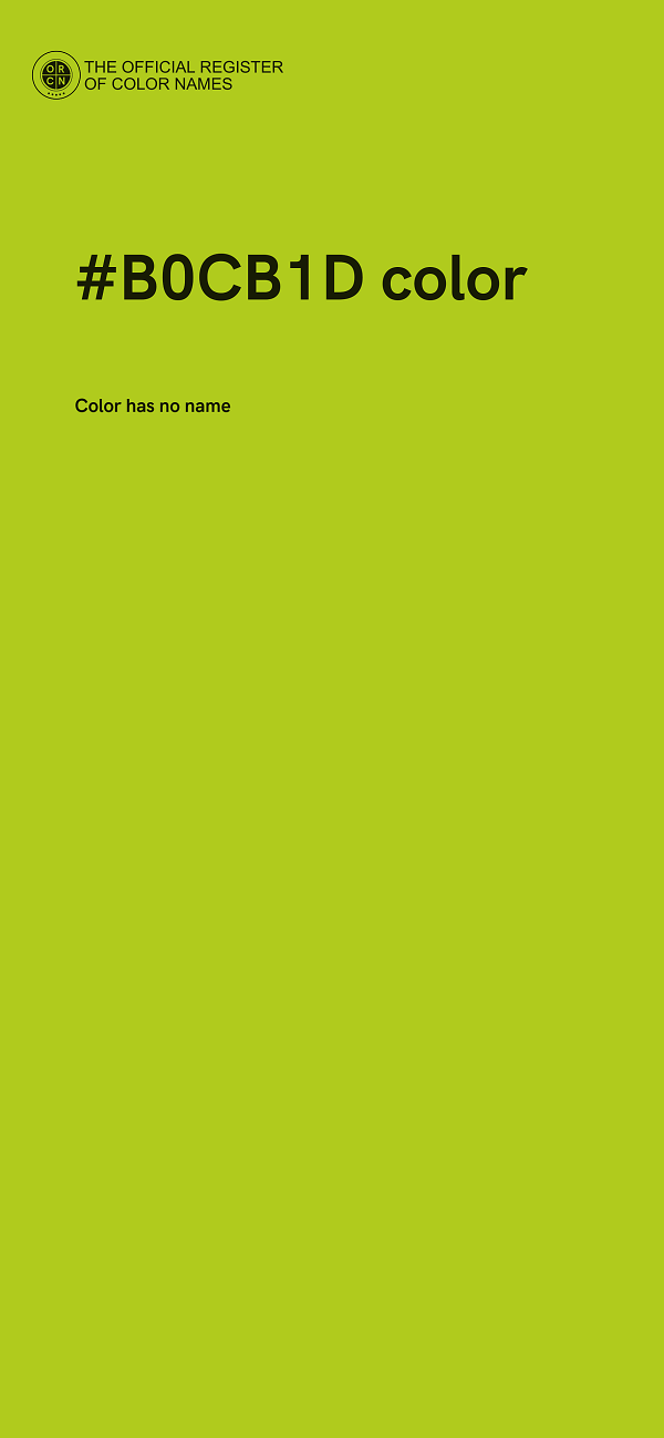 #B0CB1D color image