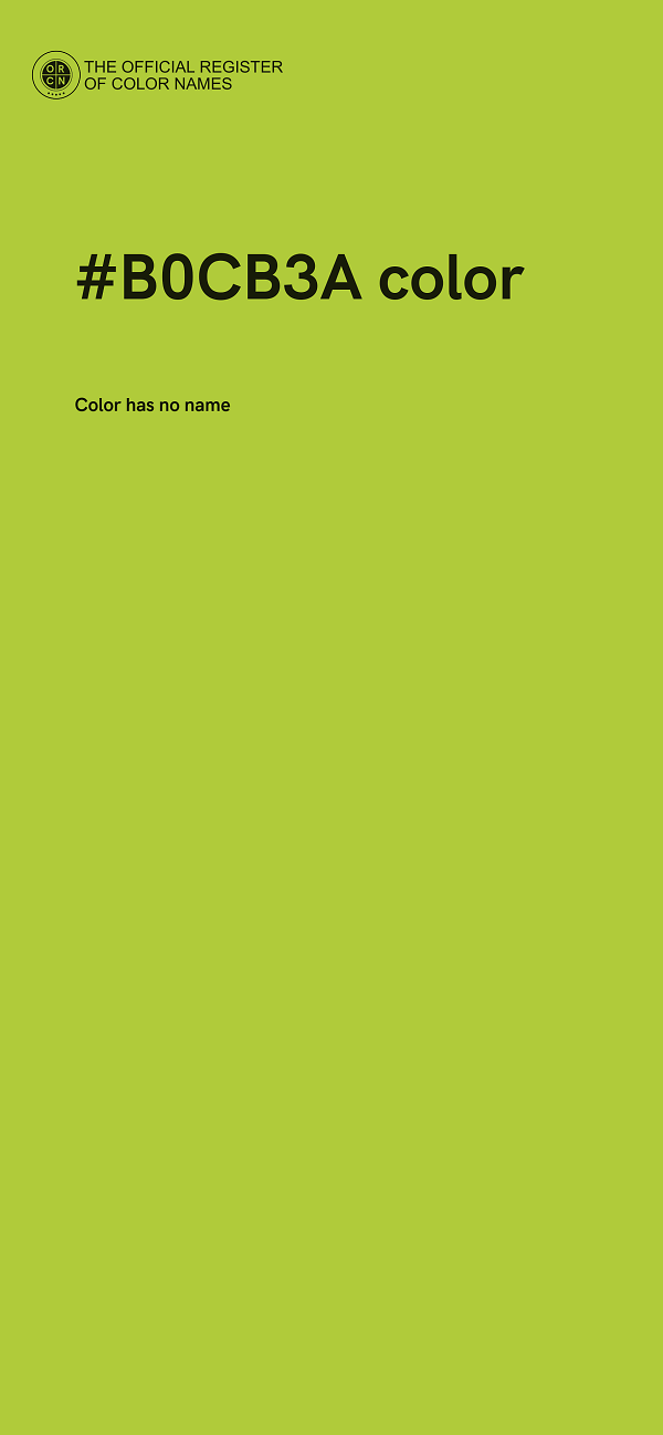 #B0CB3A color image