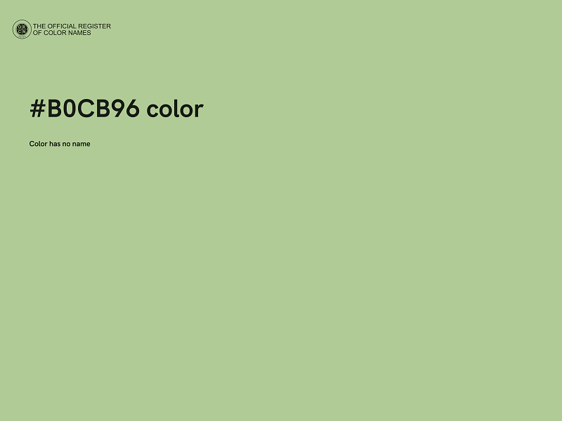 #B0CB96 color image