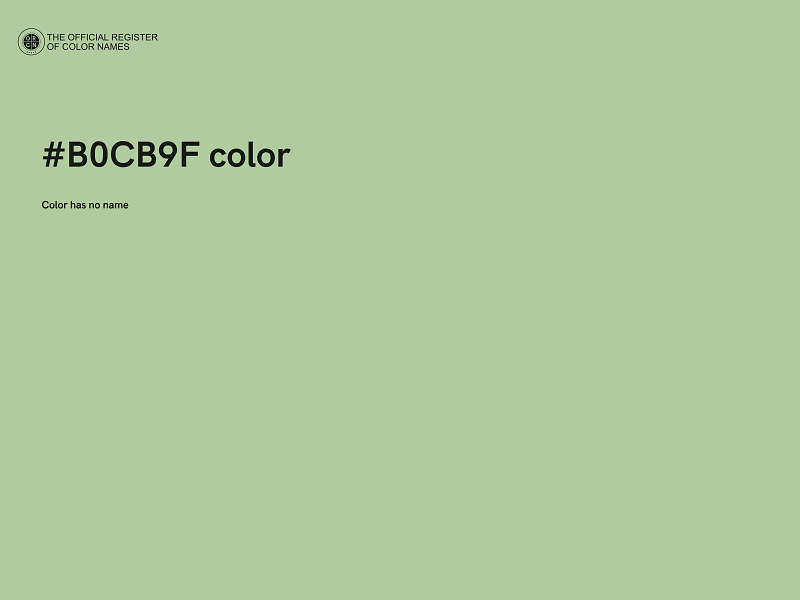 #B0CB9F color image