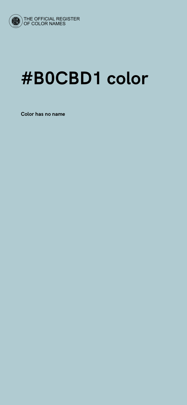 #B0CBD1 color image