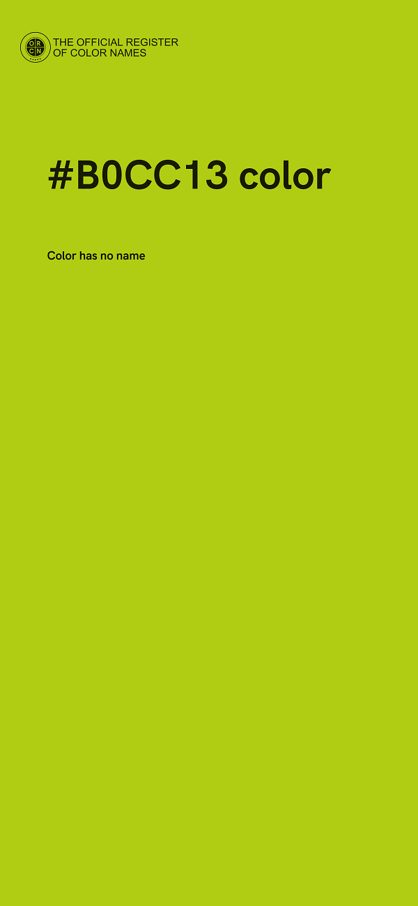 #B0CC13 color image