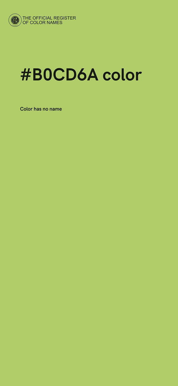 #B0CD6A color image