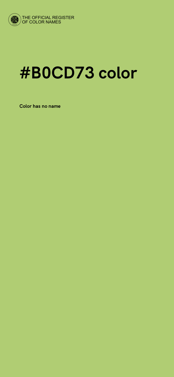 #B0CD73 color image