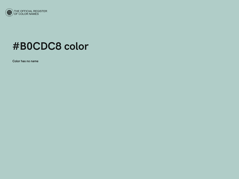 #B0CDC8 color image