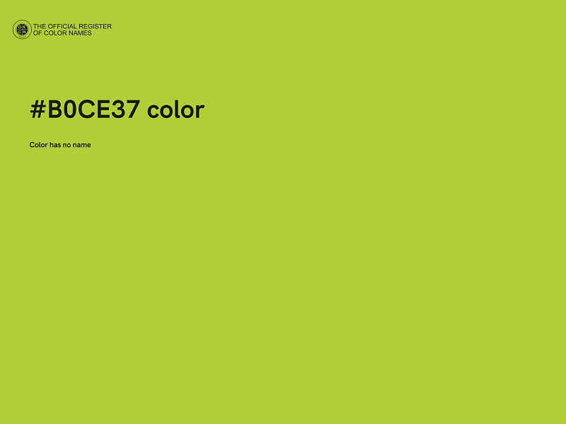 #B0CE37 color image