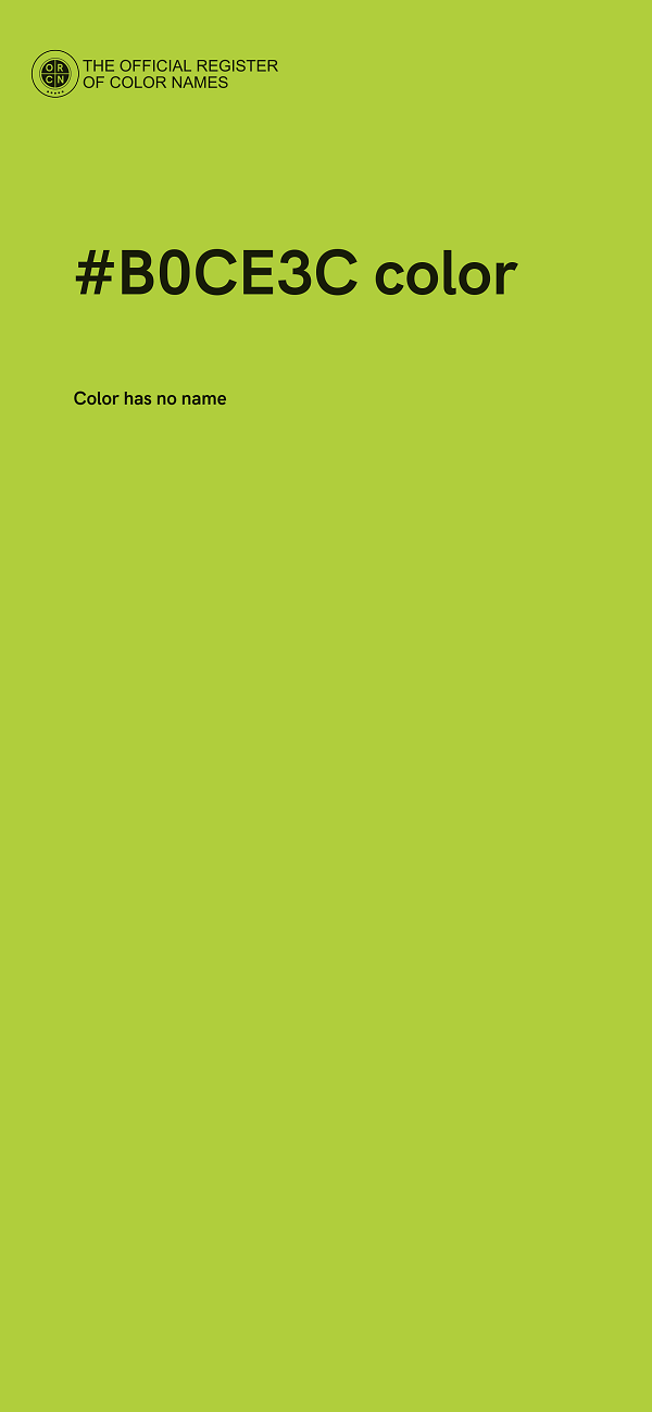 #B0CE3C color image