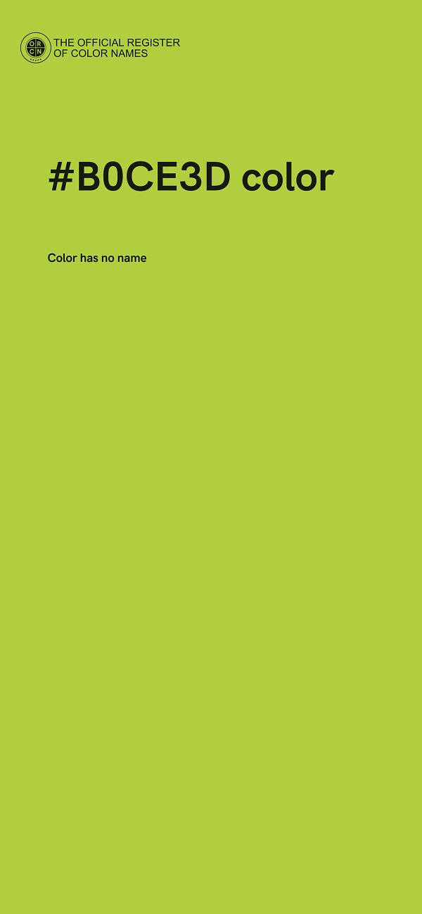 #B0CE3D color image
