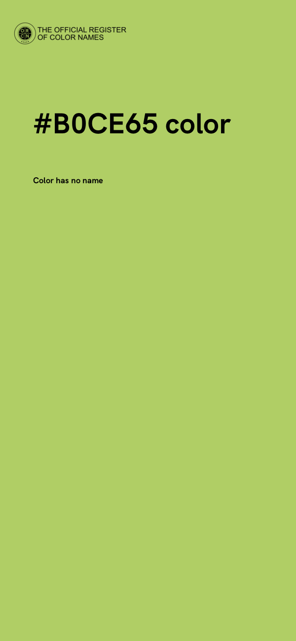 #B0CE65 color image