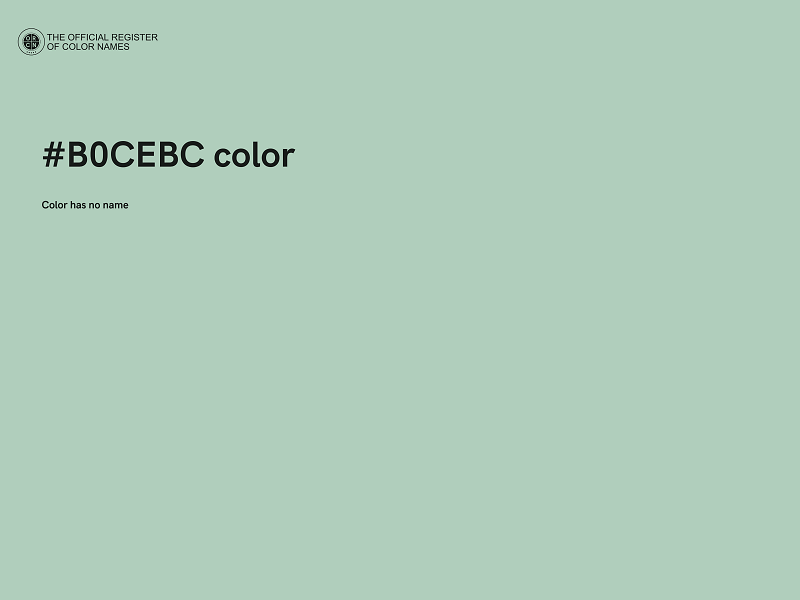 #B0CEBC color image