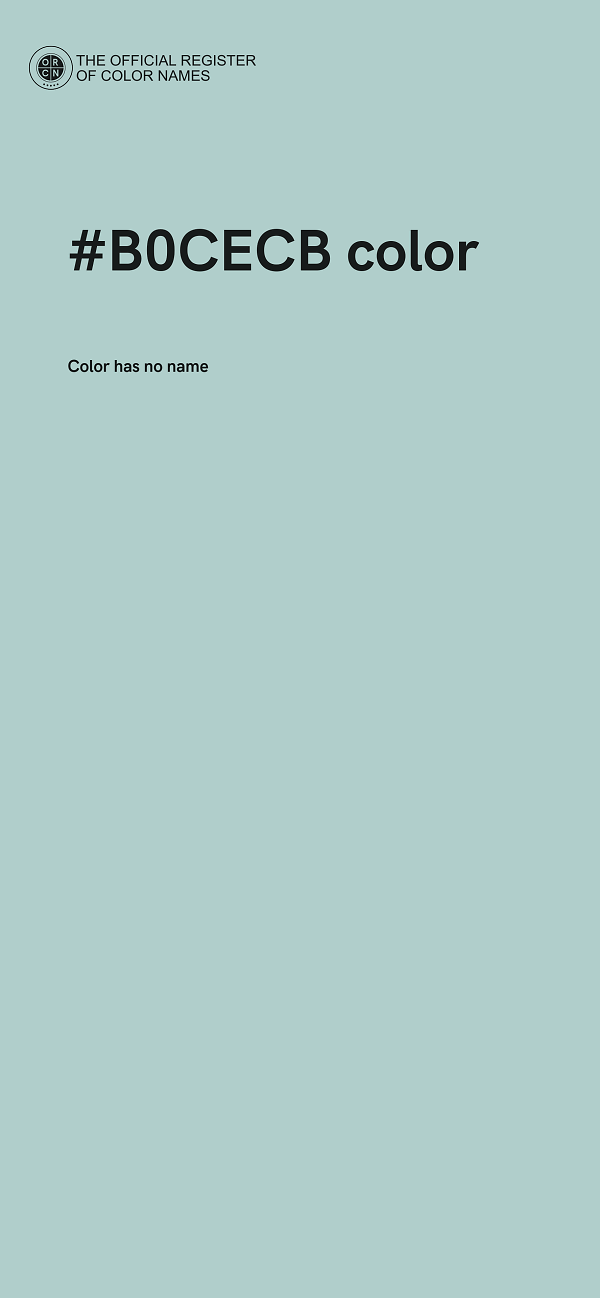 #B0CECB color image