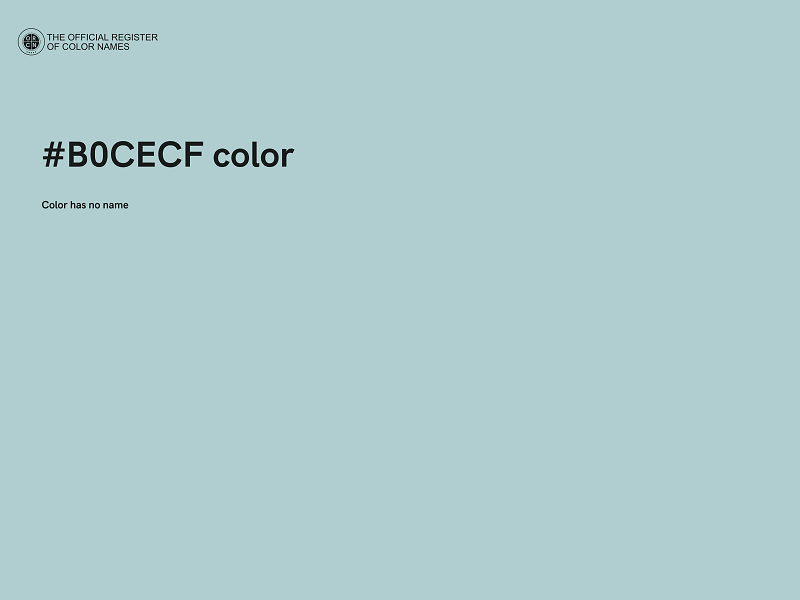 #B0CECF color image