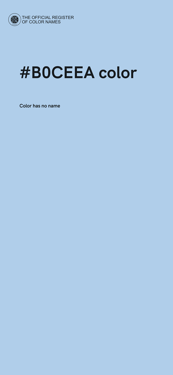 #B0CEEA color image