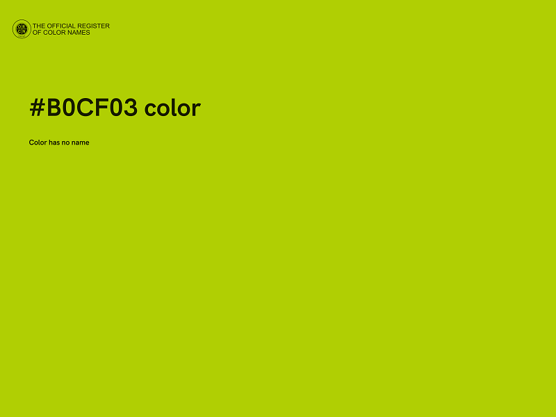 #B0CF03 color image
