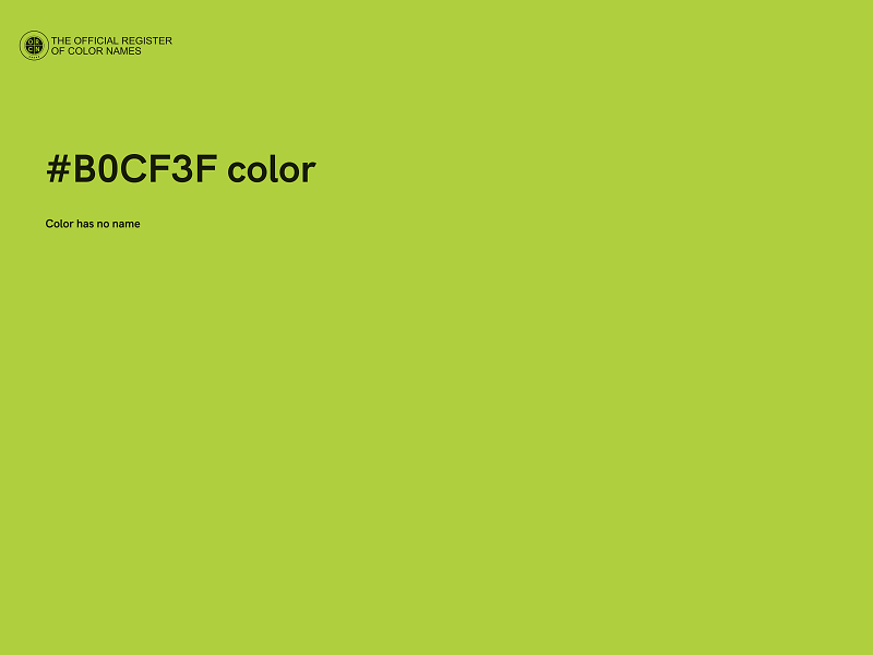 #B0CF3F color image