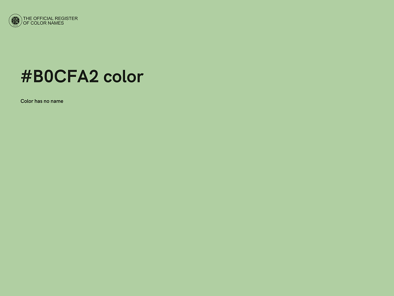 #B0CFA2 color image