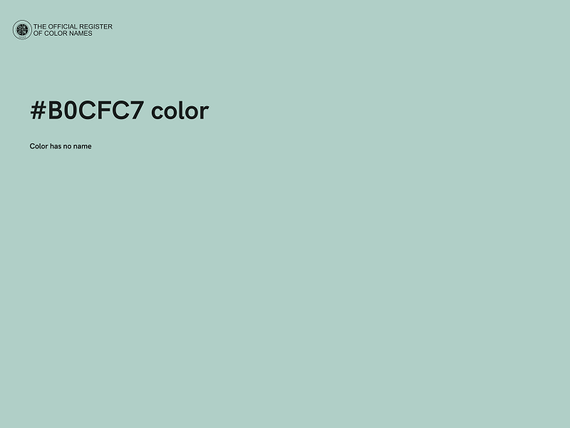 #B0CFC7 color image