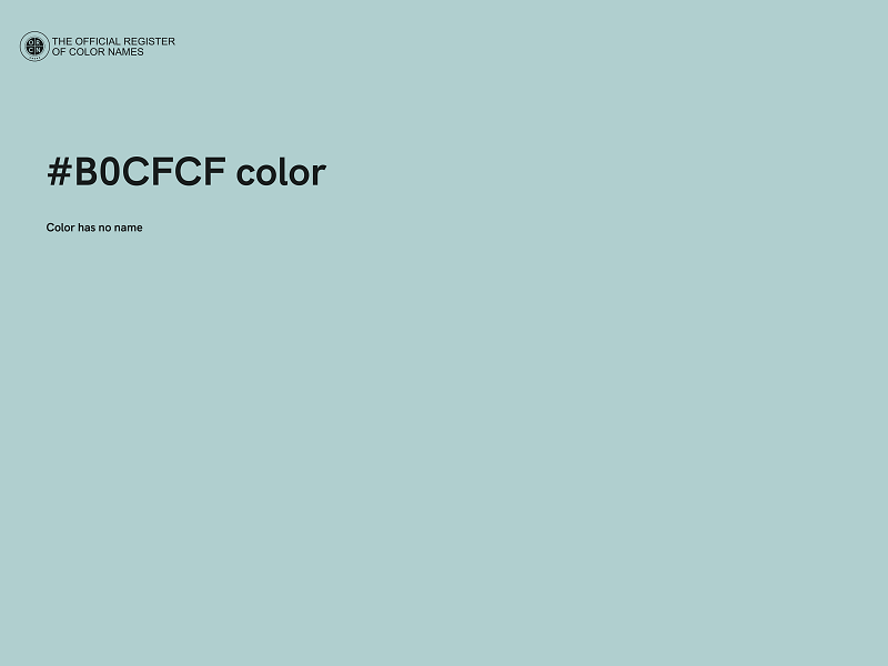 #B0CFCF color image